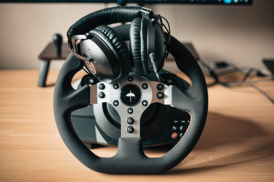 Photo Racing cockpit
