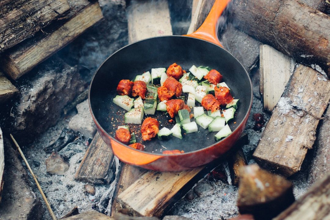 Photo Campfire cooking