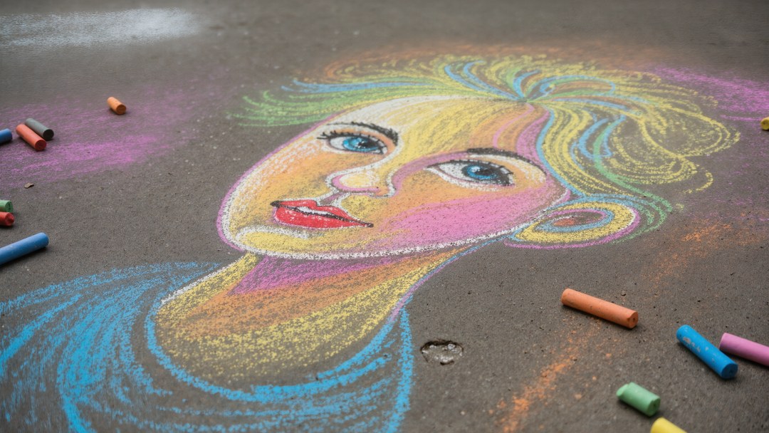 Photo Colorful mural