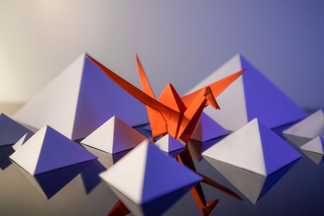 Photo Paper crane