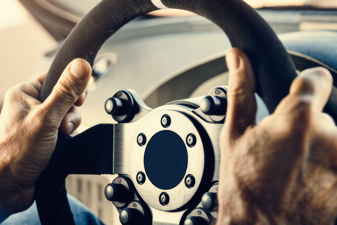 Photo Steering wheel with force feedback