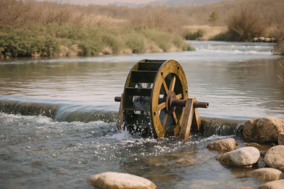 Photo Hydropower turbine