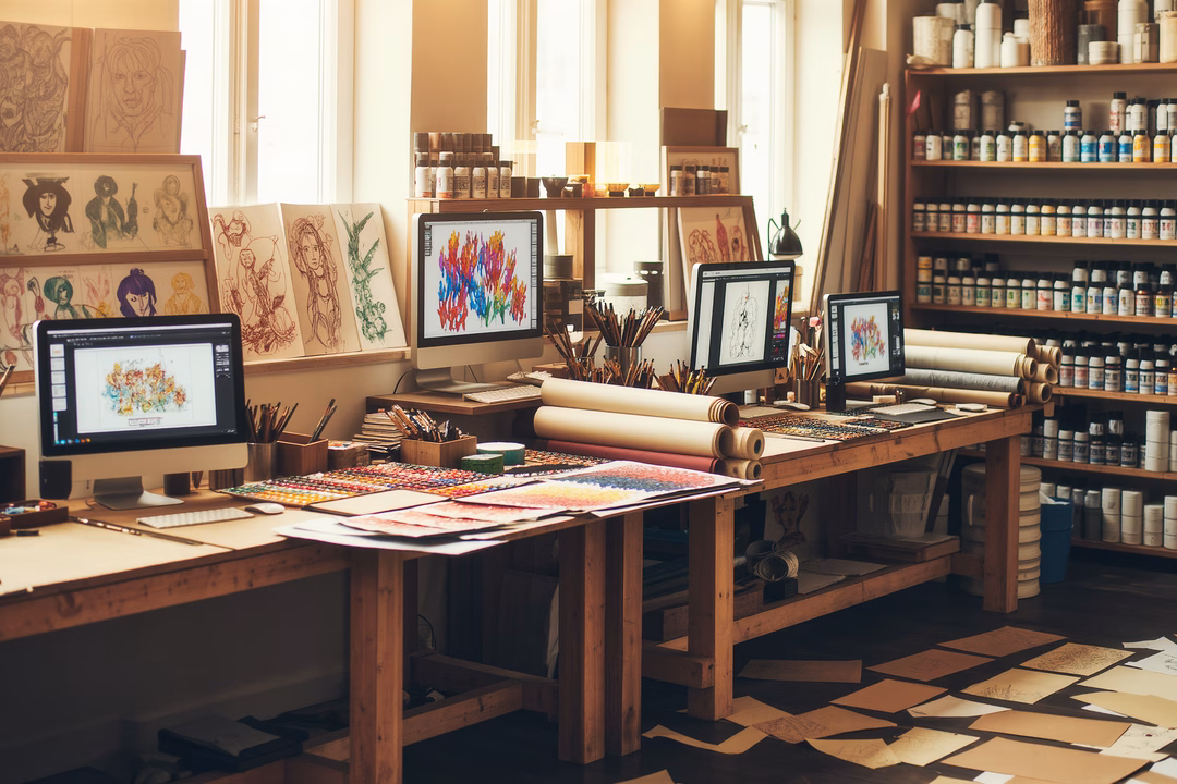 Photo Creative workspace