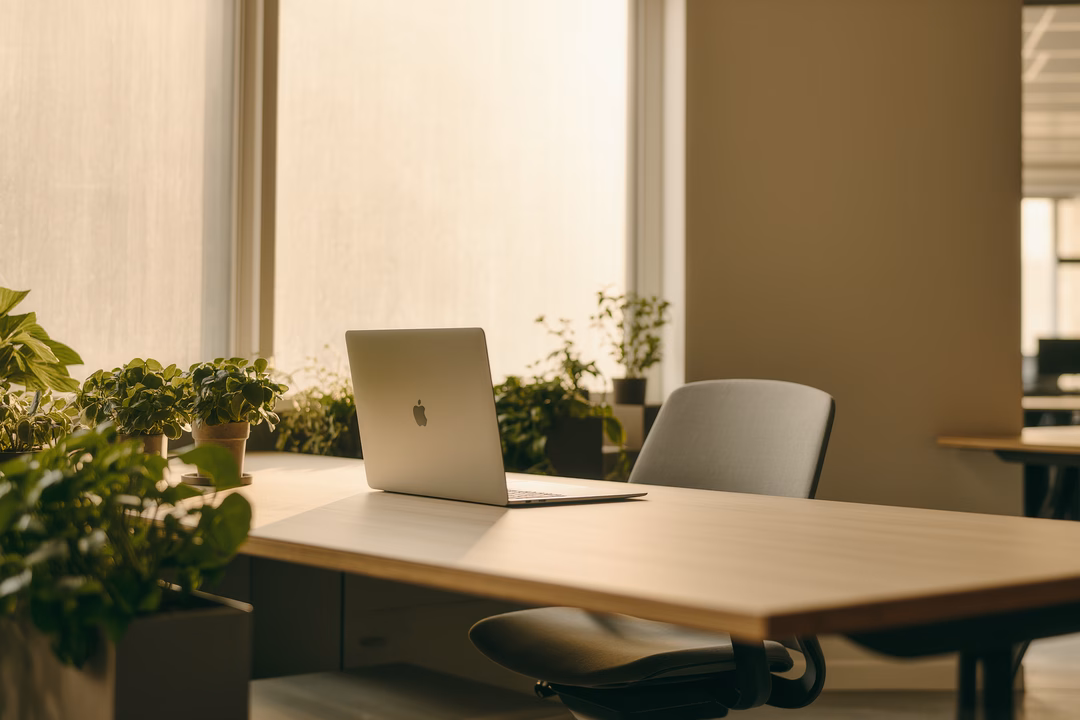 Photo Eco-friendly workspace