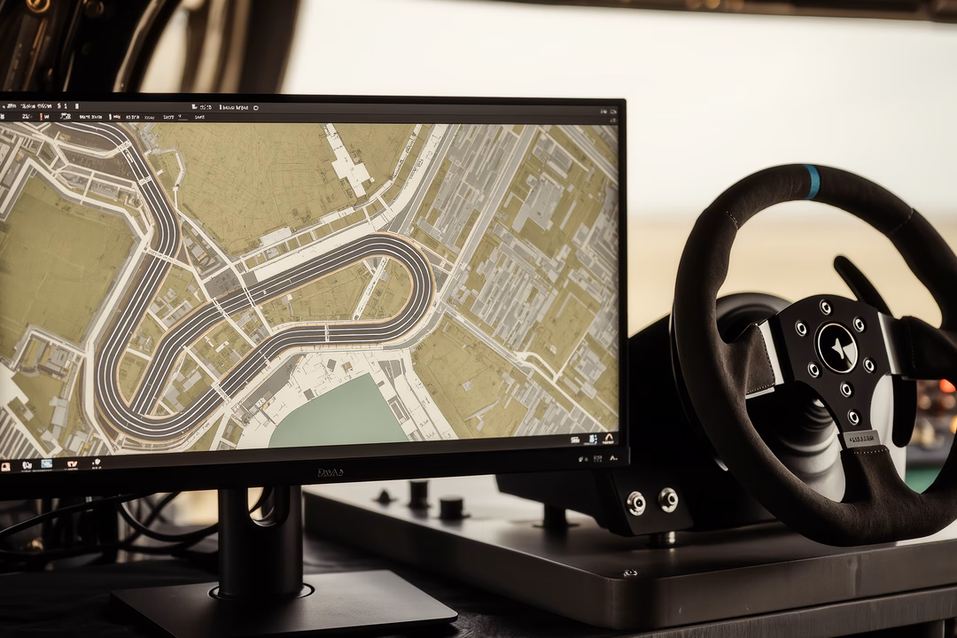 Photo Racing simulator