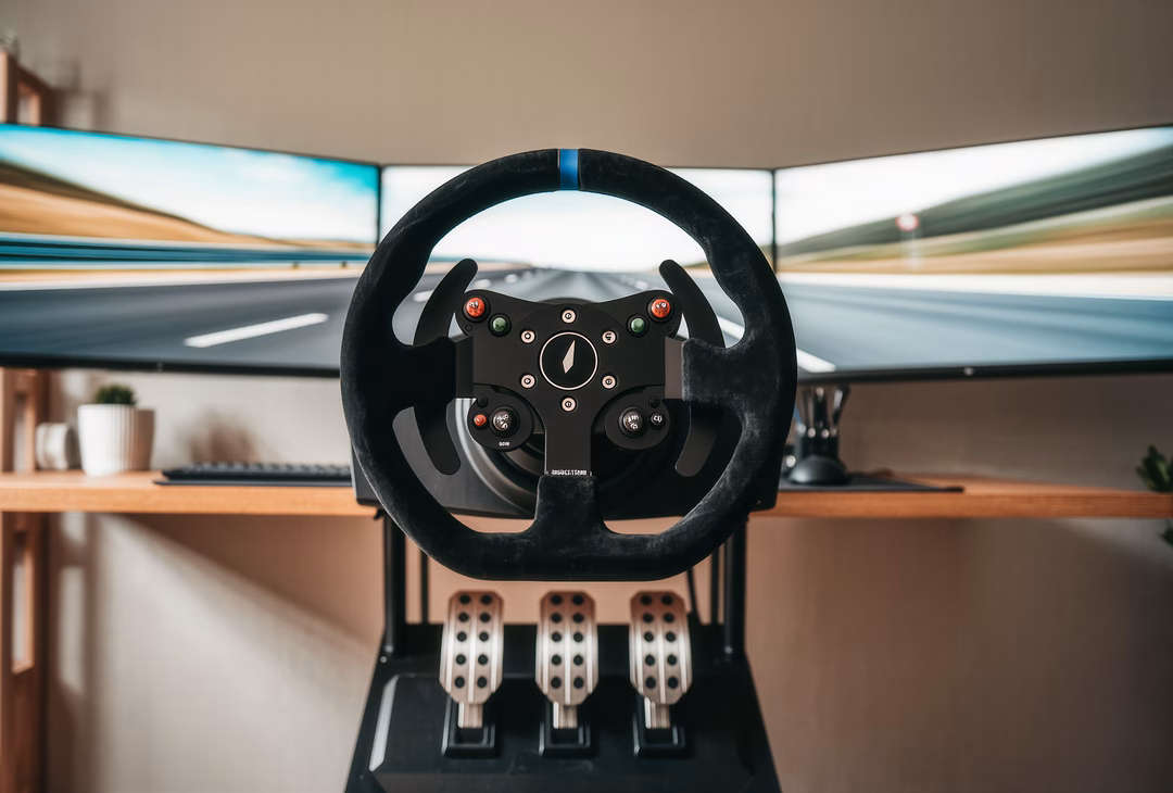 Photo Sim racing cockpit