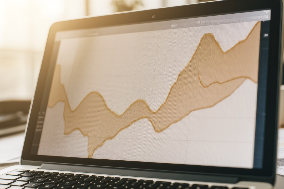 Photo Stock market graph